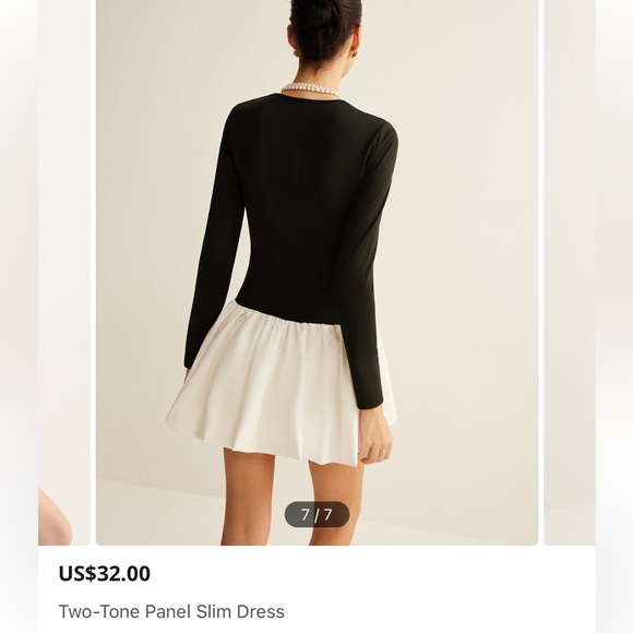 Two tone Commense dress - Picture 2 of 9